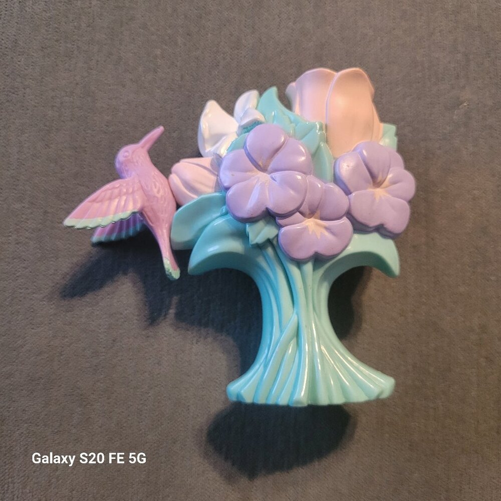 Floral Bouquet Toy with Hummingbird